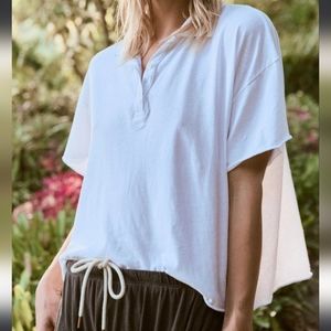 COPY - The Great. Cropped Polo Tee